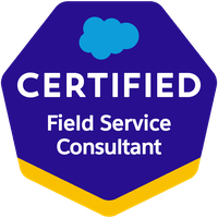 Salesforce Certified Field Service Consultant badge