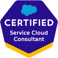 Salesforce Certified Service Cloud Consultant badge